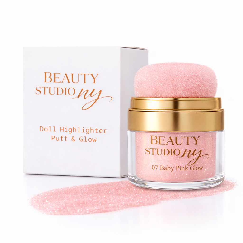 Doll Highlighter Puff & Glow