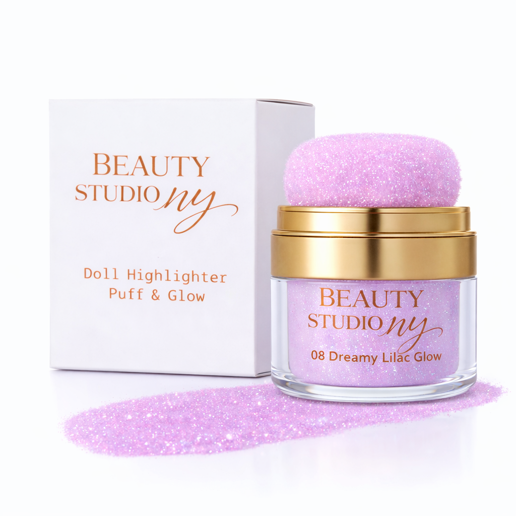 Doll Highlighter Puff & Glow