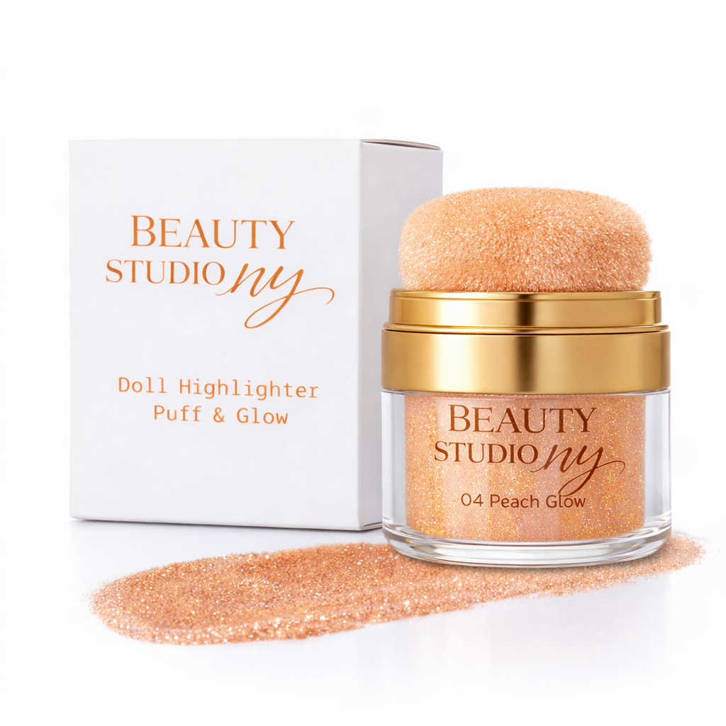 Doll Highlighter Puff & Glow