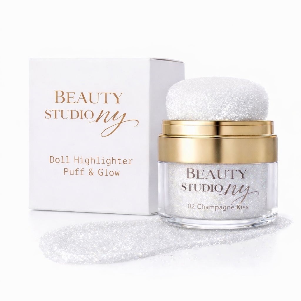 Doll Highlighter Puff & Glow