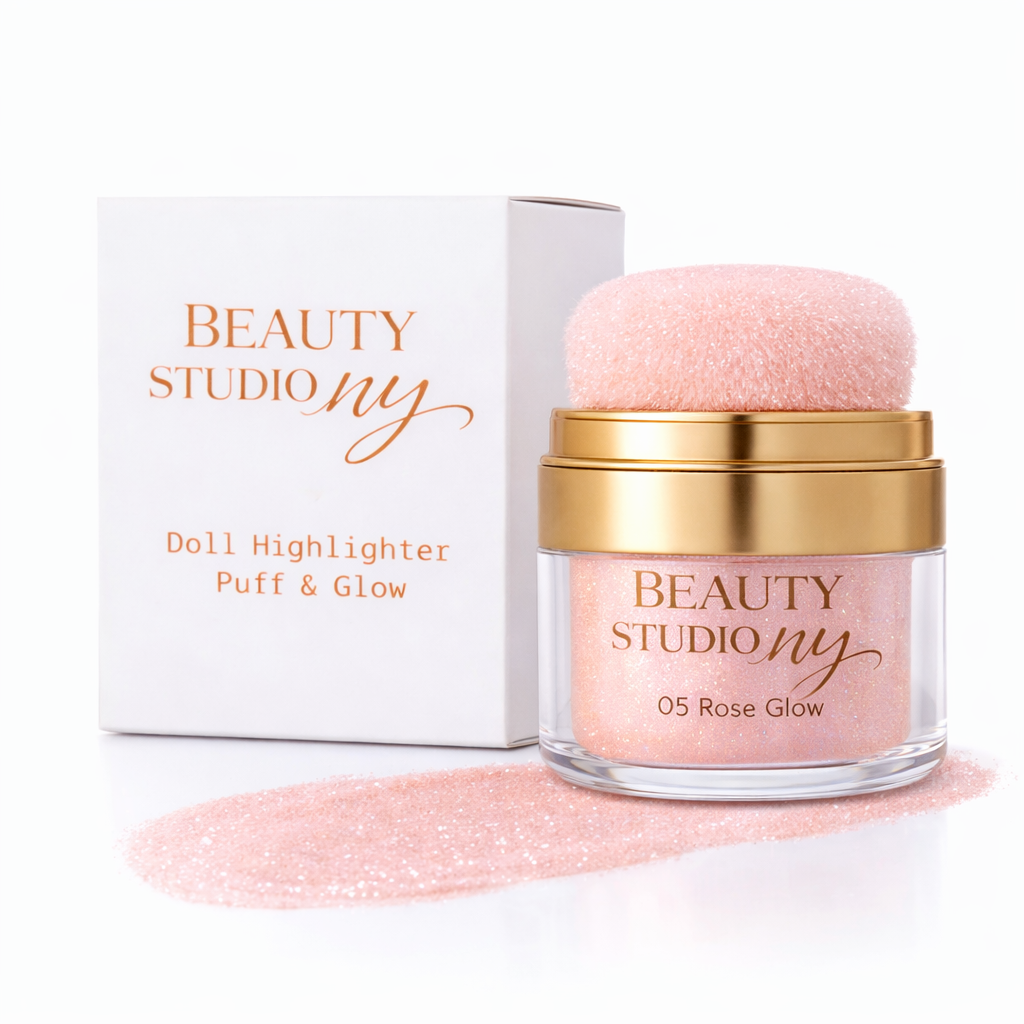 Doll Highlighter Puff & Glow