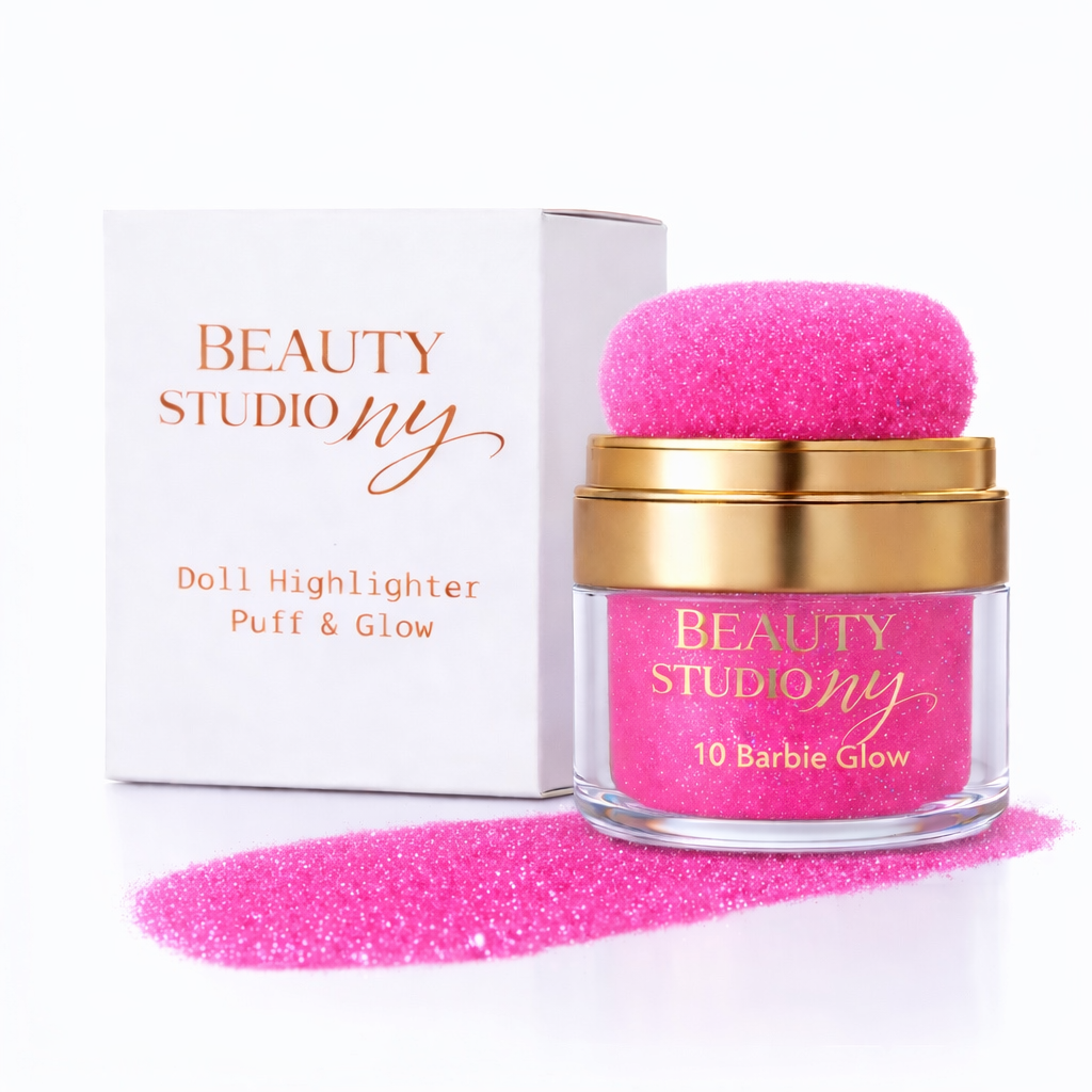 Doll Highlighter Puff & Glow