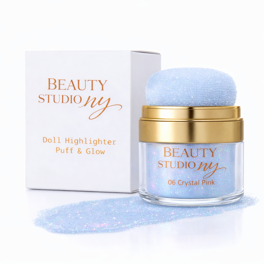 Doll Highlighter Puff & Glow
